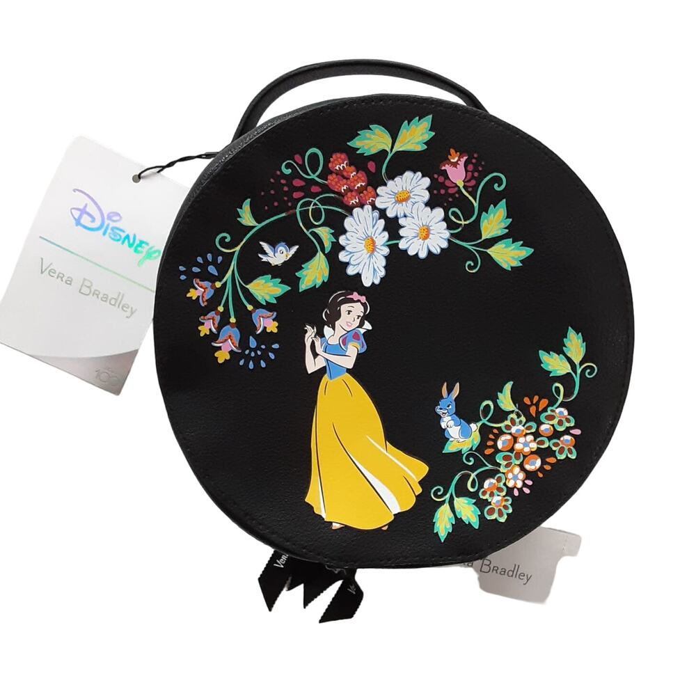 Disney 100 Vera Bradley Whimsy Cosmetic Bag Travel Toiletries Case Snow White